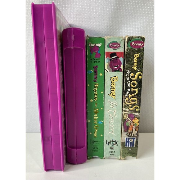 5 Barney VHS Video Tape Sing-Along Musical Castle Songs Concert Mother Goose Lot - Picture 4 of 6